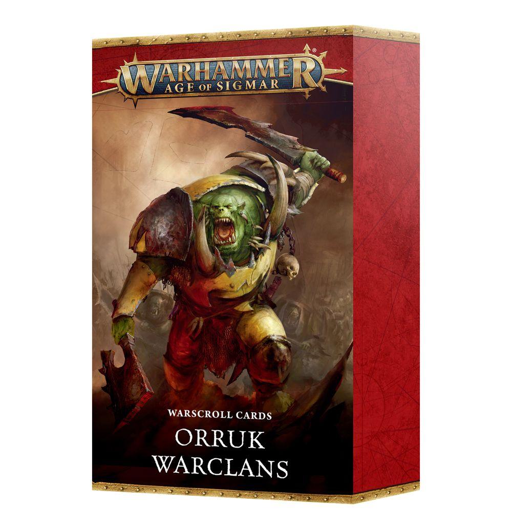 Warscroll Cards: Orruk Warclans englisch