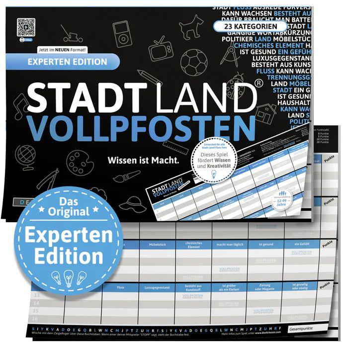 STADT LAND VOLLPFOSTEN - EXPERTEN EDITION "Wissen ist Macht" A4