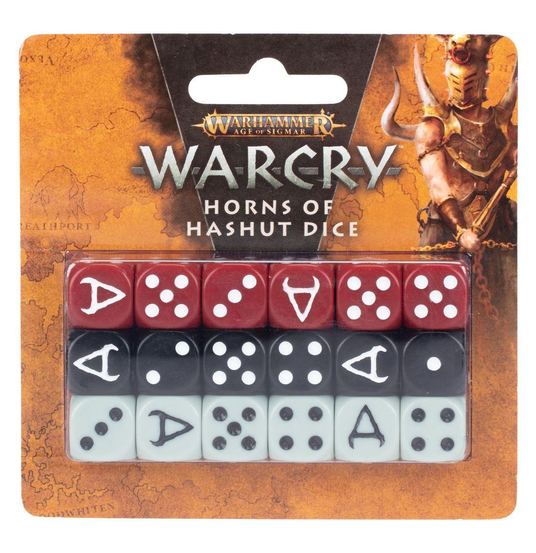 Warcry Dice Set: Horns of Hashut