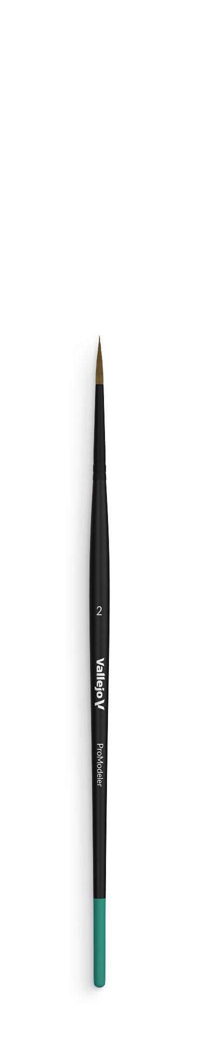Natural Hair Brush No. 2 - Pro Modeler