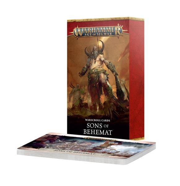 Warscroll Cards: Sons of Behemat englisch