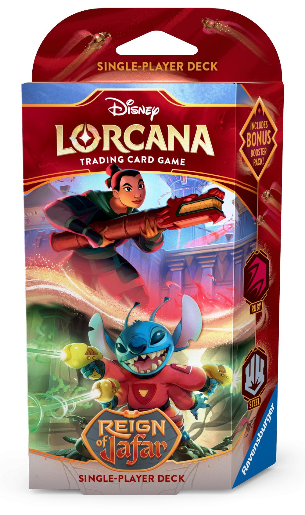 Disney Lorcana: Reign of Jafar -  Starter Deck Ruby / Steel