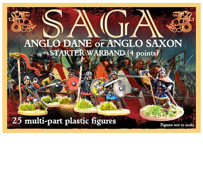 SAGA Anglo-Danish or Anglo-Saxon Starter Warband (4 points)