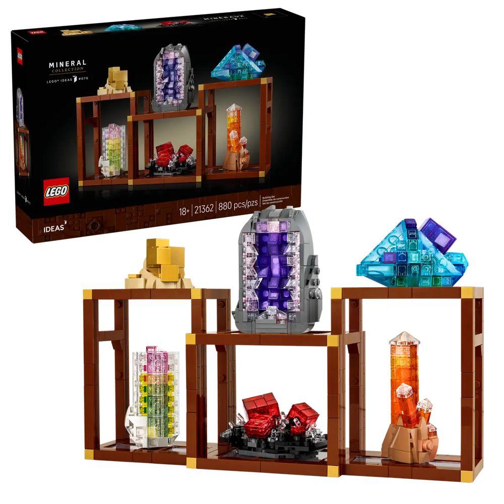 LEGO Ideas Mineraliensammlung