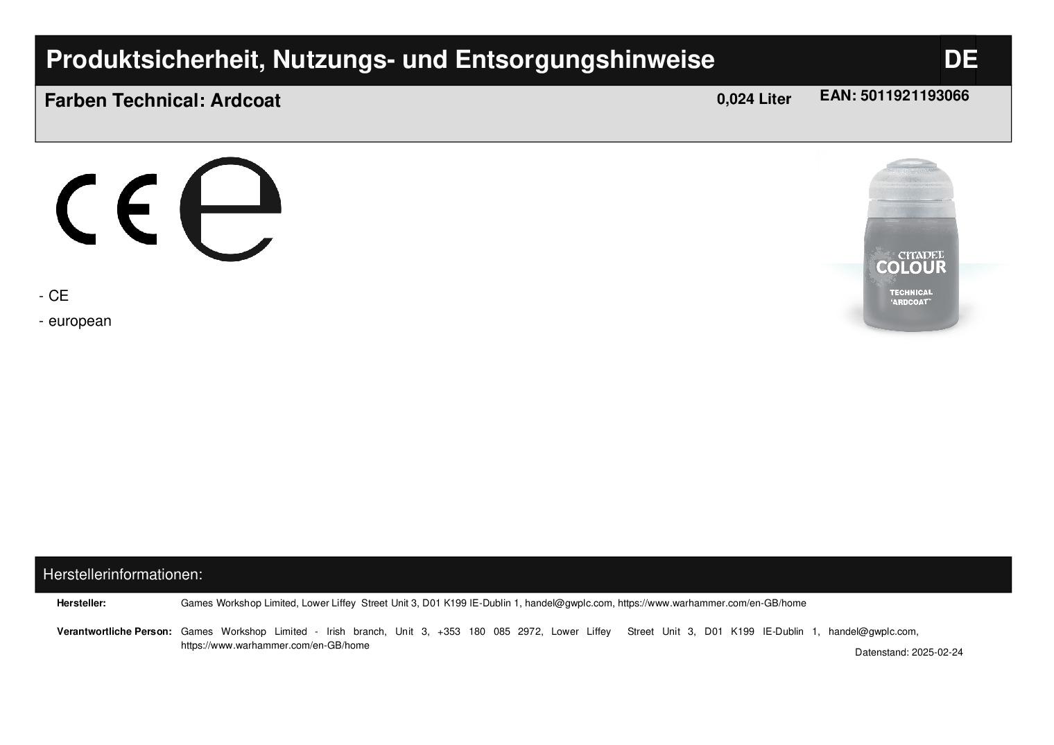 Farben Technical: Ardcoat