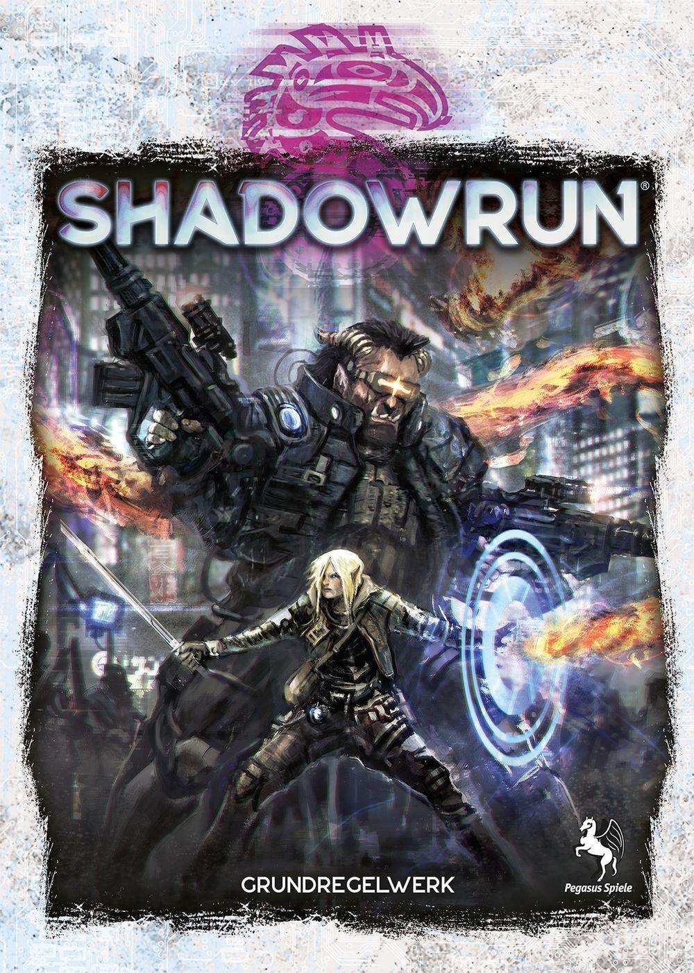 Shadowrun 6. Edition Grundregelwerk *** erratierte Neuauflage (Softcover)