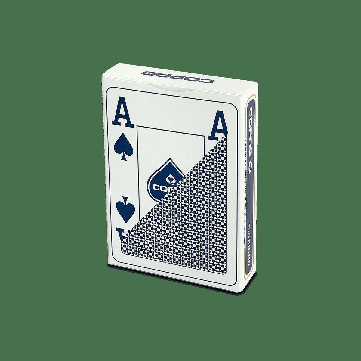 COPAG® 100% Plastik Poker Jumbo Index blau