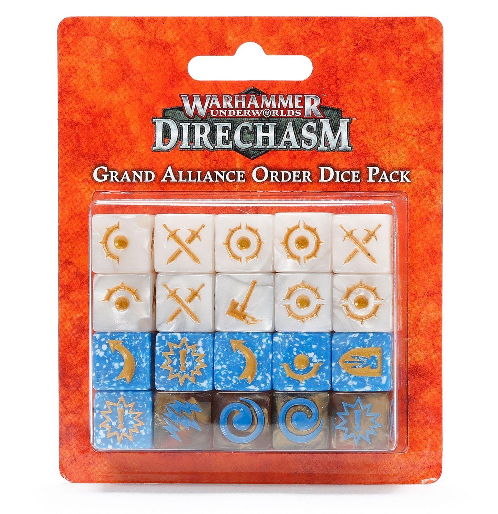 Warhammer Underworlds: Würfelset - Grand Alliance Order
