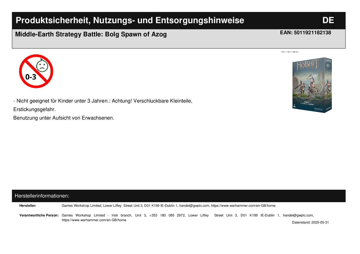 Middle-Earth Strategy Battle: Bolg Spawn of Azog