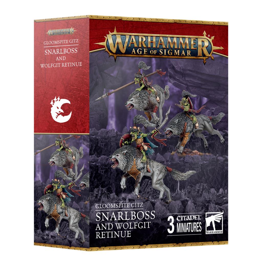 Gloomspite Gitz: Fletschaboss Mit Gefolge-Wolfsgits