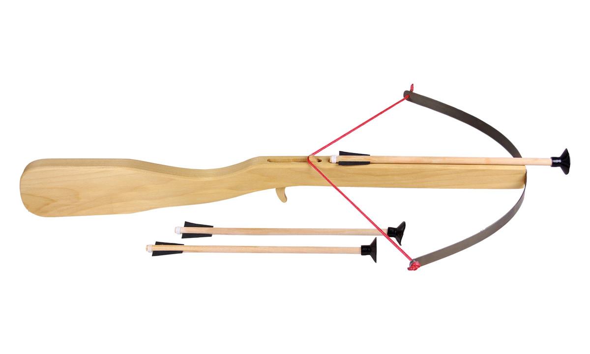 Kinderarmbrust hist. mit 3 Pfeilen