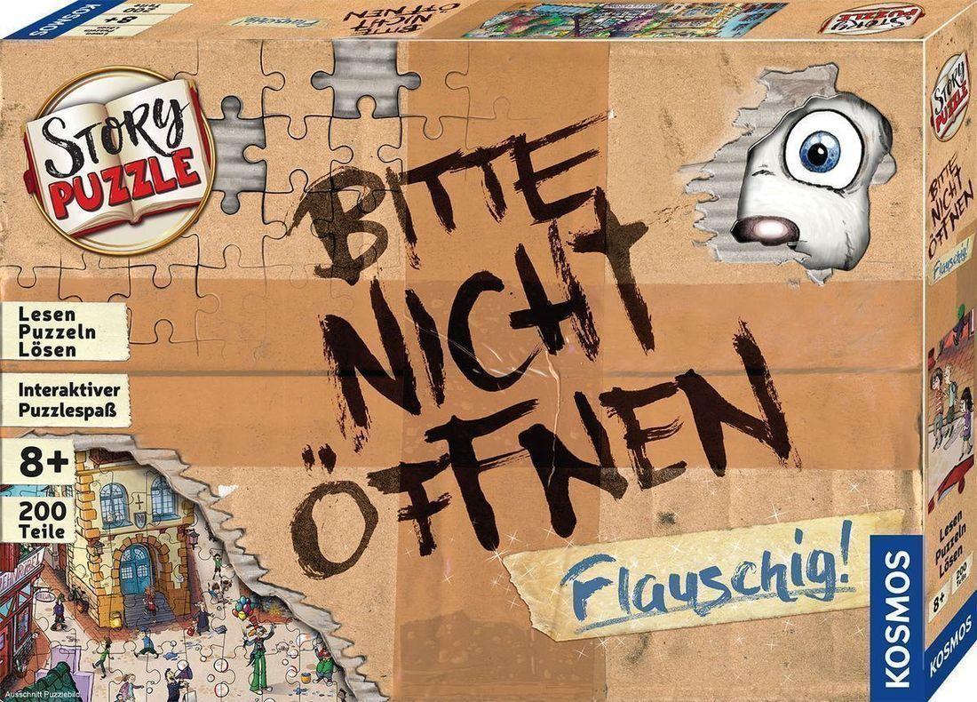 Story Puzzle Bitte nicht öffnen - flauschig