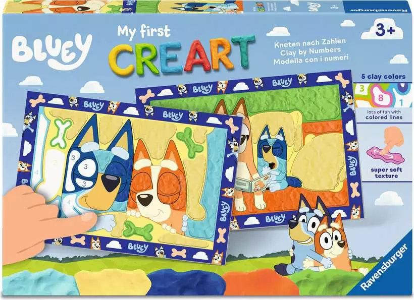 My First CreArt, Kneten nach Zahlen - Gute Nacht, Bluey!