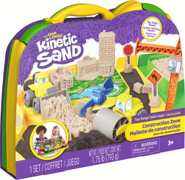 Kinetic Sand Deluxe Baustellen Koffer 794g