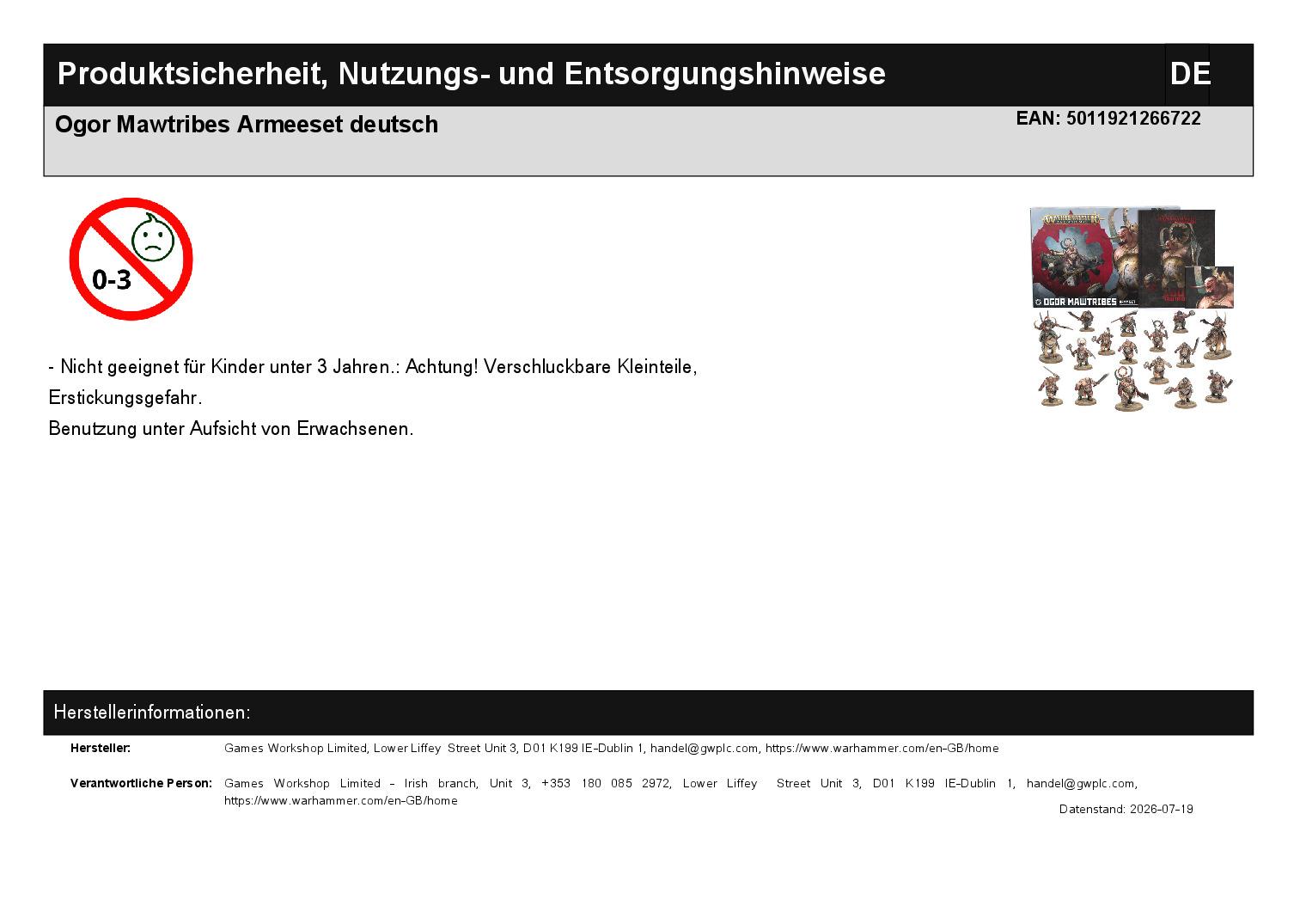 Ogor Mawtribes Armeeset deutsch