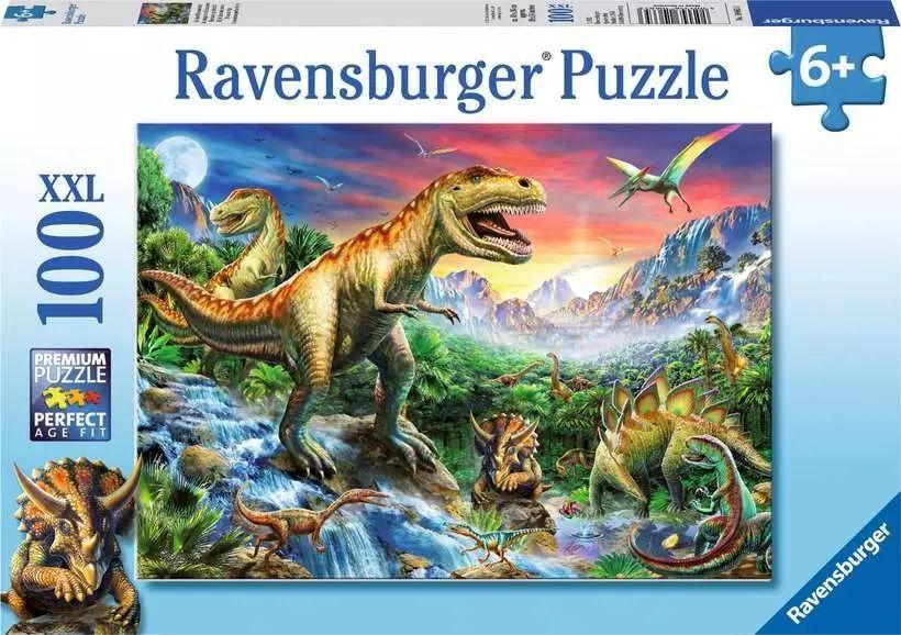 Kinderpuzzle 100 XXL Teile - Bei den Dinosauriern