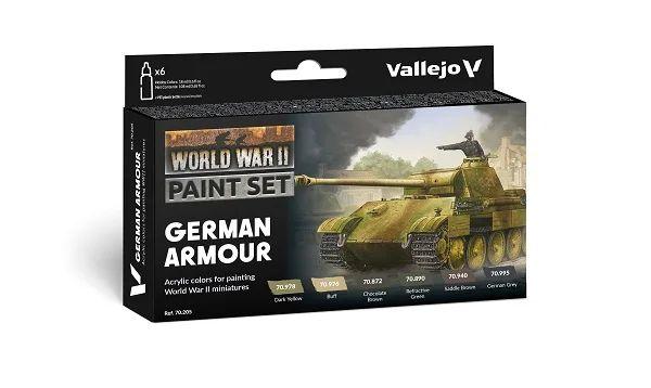 Model Color: WWII Paint Set German Armour (6 Farben)