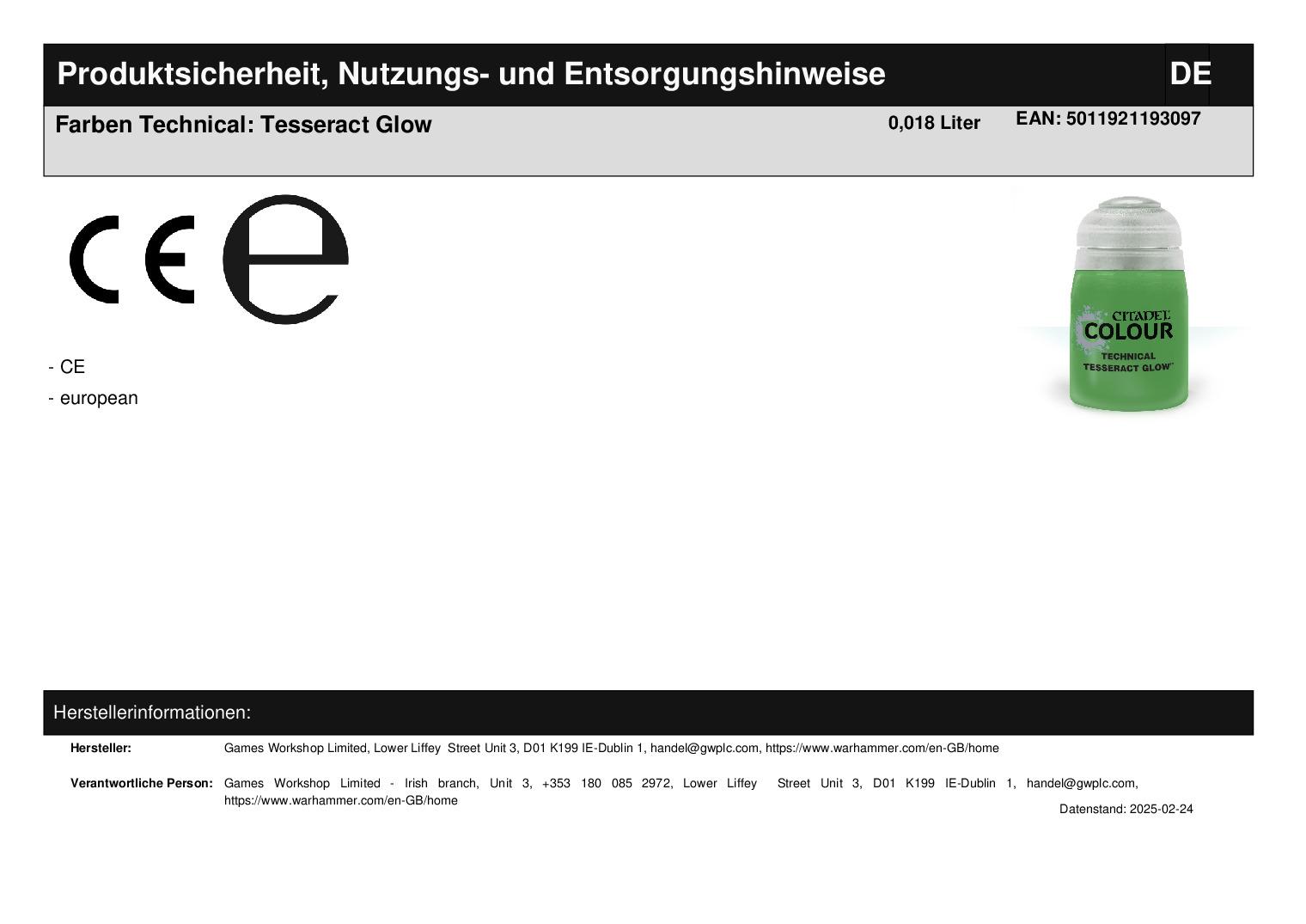 Farben Technical: Tesseract Glow