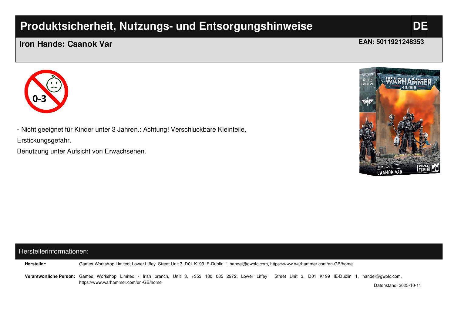 Iron Hands: Caanok Var