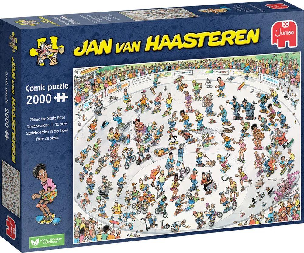 Jan van Haasteren - Skateboarden in der Bowl (2000 Teile)