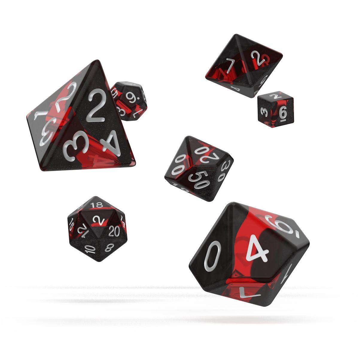 Oakie Doakie Dice RPG Set Enclave - Ruby (7)