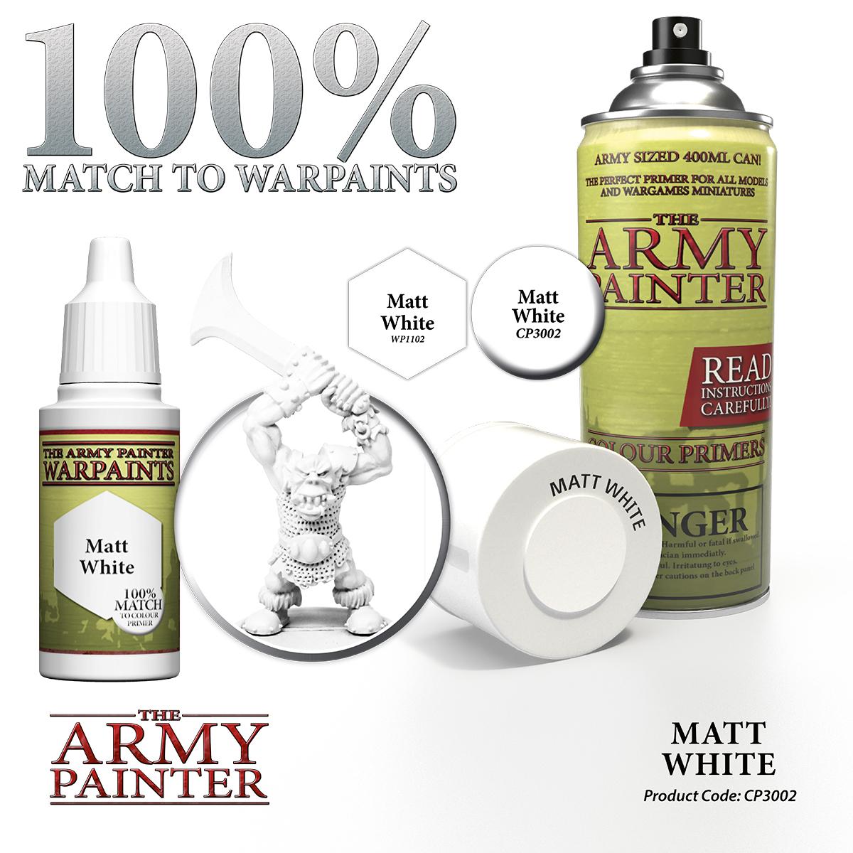 Army Painter: Base Primer Matt White