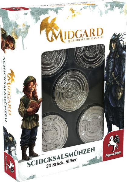 Midgard - Legenden von Damatu: Schicksalsmünzen (20er Set, silber)