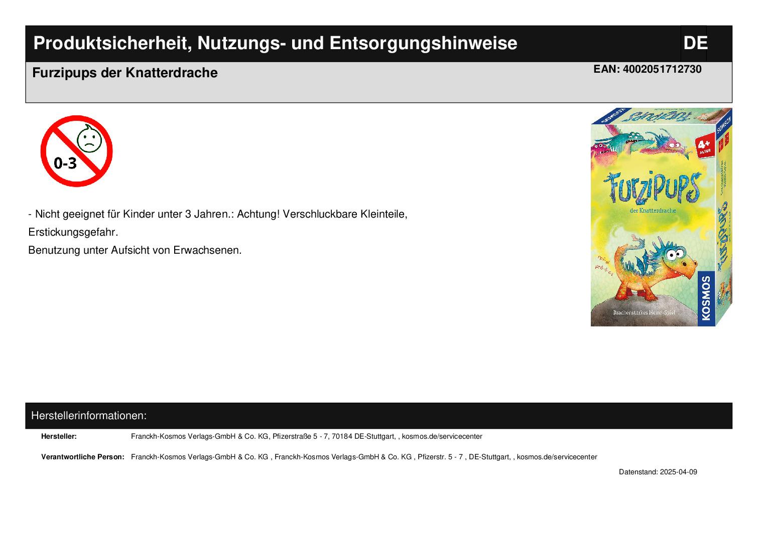 Furzipups der Knatterdrache