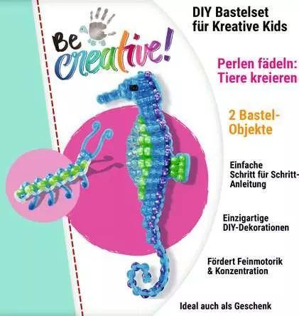 BeCreative Mini - Perlentiere Seepferdchen