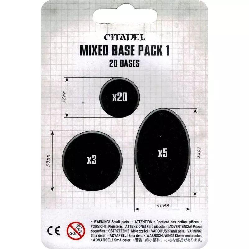 Zubehör Citadel Mixed Base Pack 1 (28 Bases)