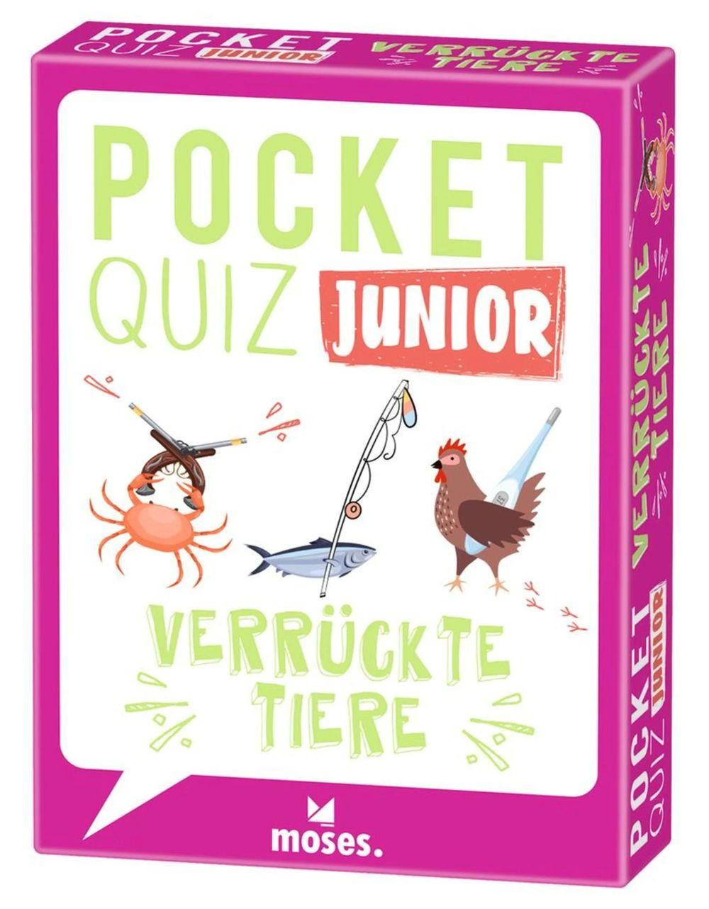 Pocket Quiz Junior - Verrückte Tiere