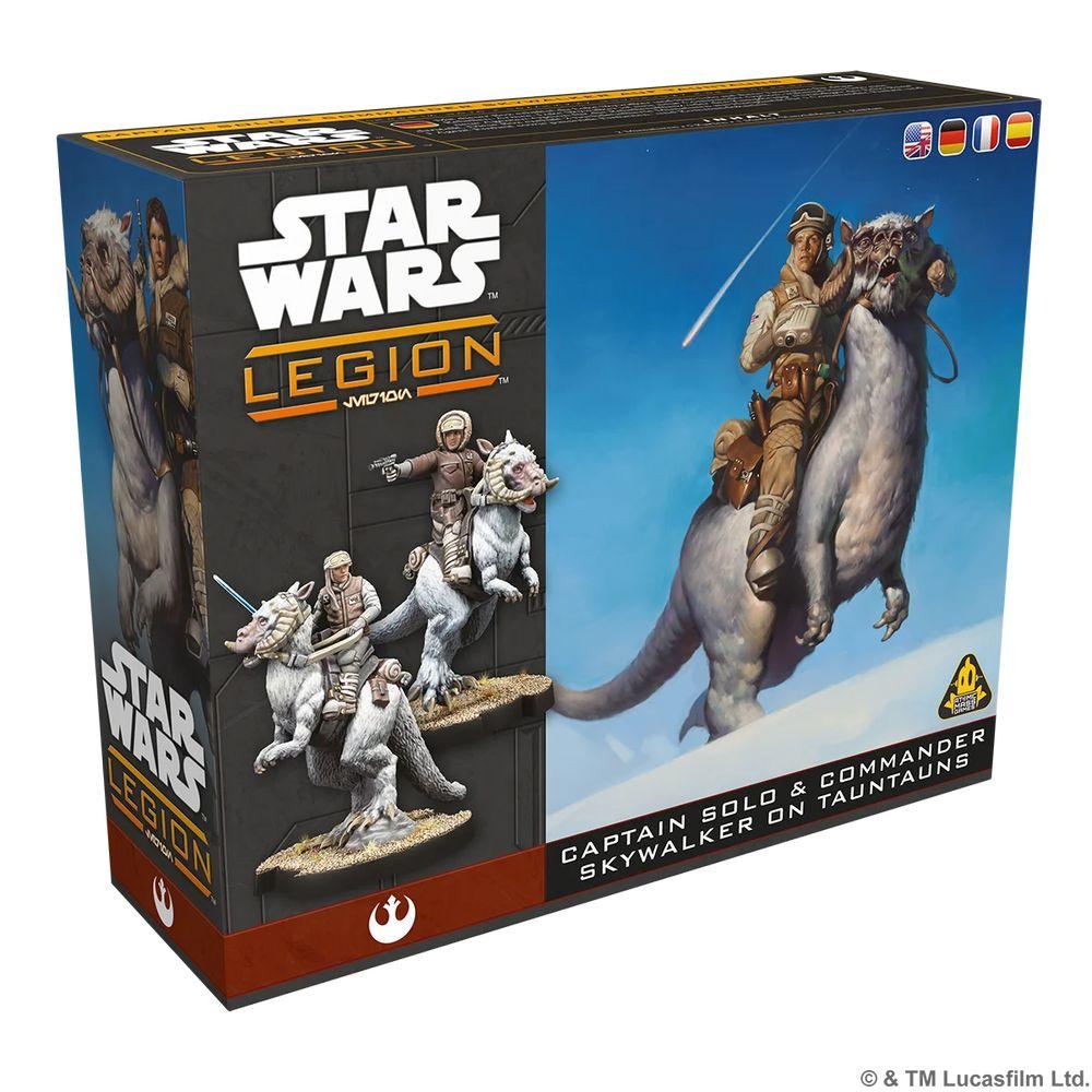 Star Wars Legion - Captain Solo & Commander Skywalker on Tauntauns