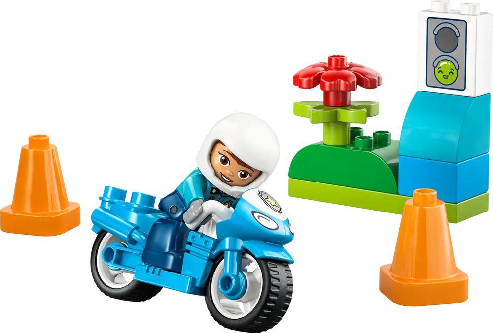 LEGO duplo Blaues Polizeimotorrad