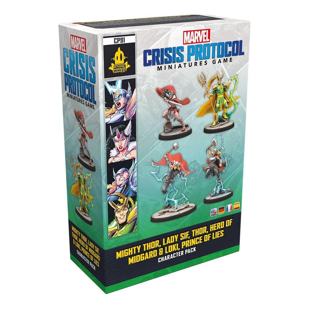 Marvel: Crisis Protocol - Mighty Thor, Lady Sif, Thor, Hero of Midgard & Loki, Prince of Lies