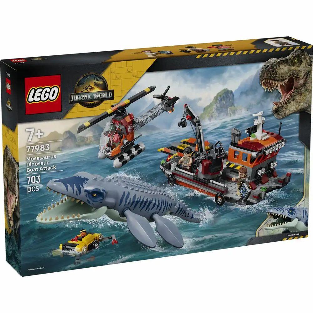 LEGO Jurassic World Mosasaurier Angriff auf das Boot